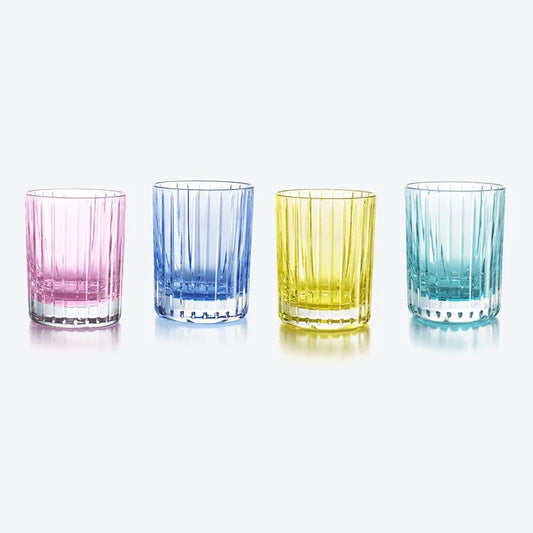 Baccarat Harmonie Tumblers Colors of Joy Pastel – Set of 4 Crystal Glasses
