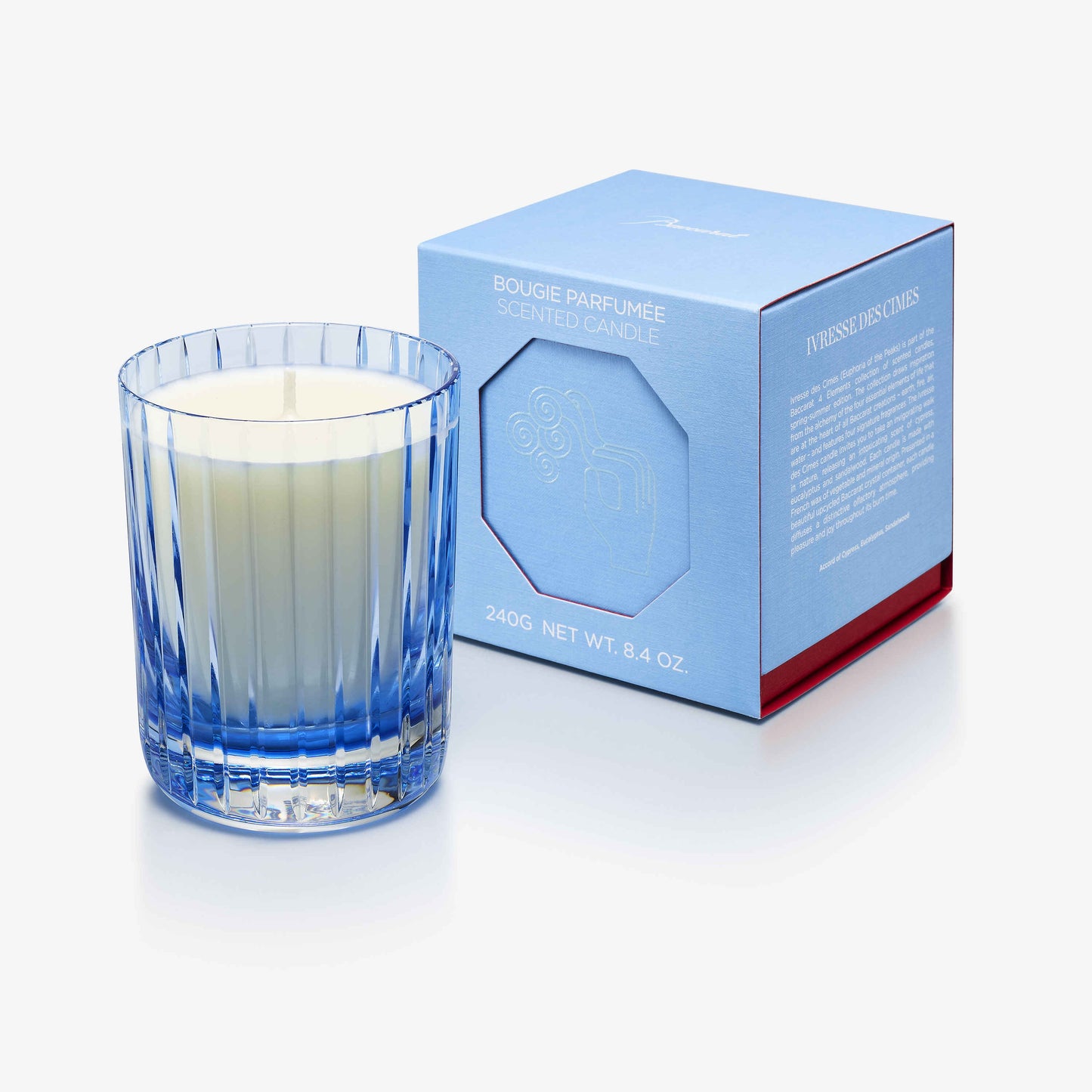 Baccarat Four Elements Candle, Mountain Peaks