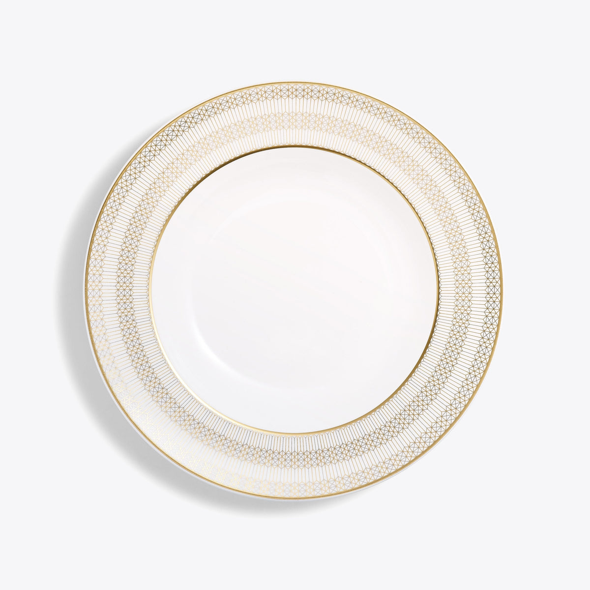 Baccarat Arcadia Soup Plate S/2, Gold