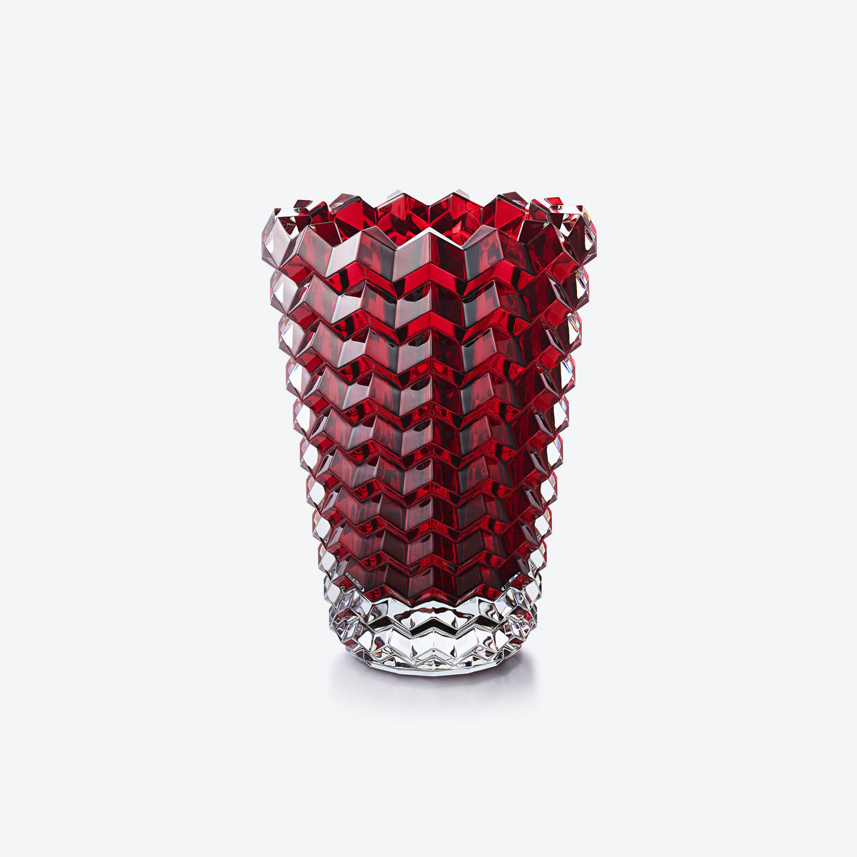 Baccarat Eye II Vase, Red