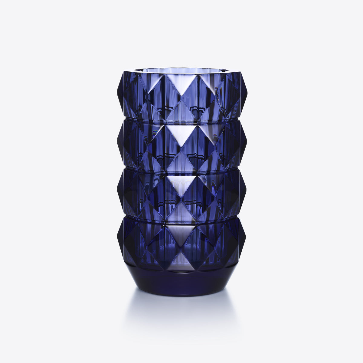 Baccarat Louxor Round Tall Vase, Midnight