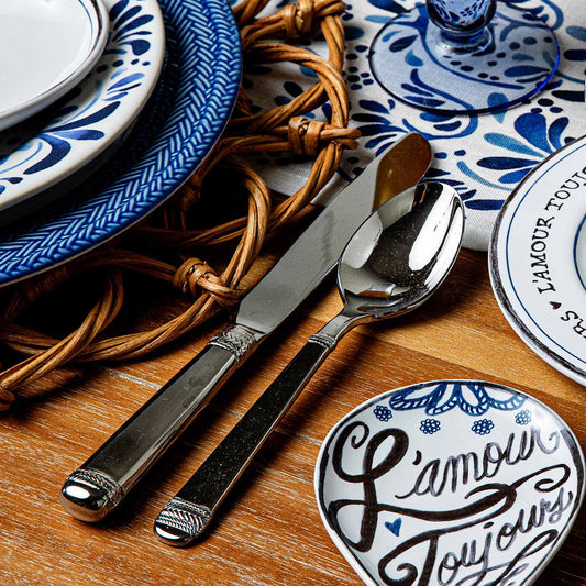 Juliska Le Panier Place Setting, styled table setting