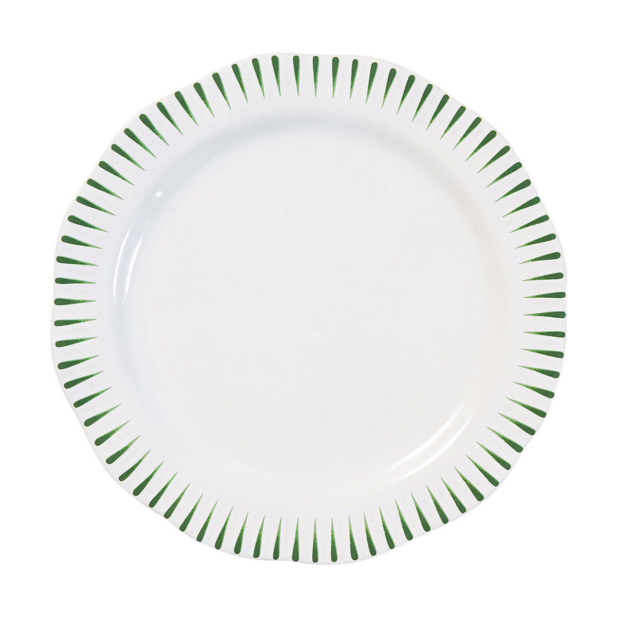 Juliska Sitio Stripe Dinner Plate Basil Set of 4
