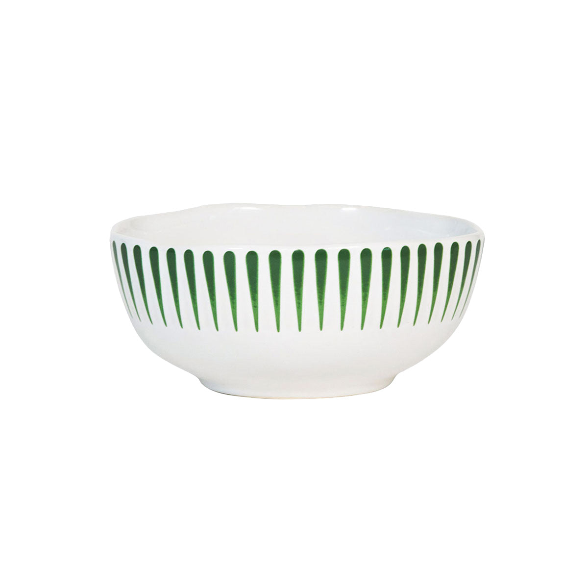 Juliska Sitio Stripe 16pc Place Setting, close-up detail