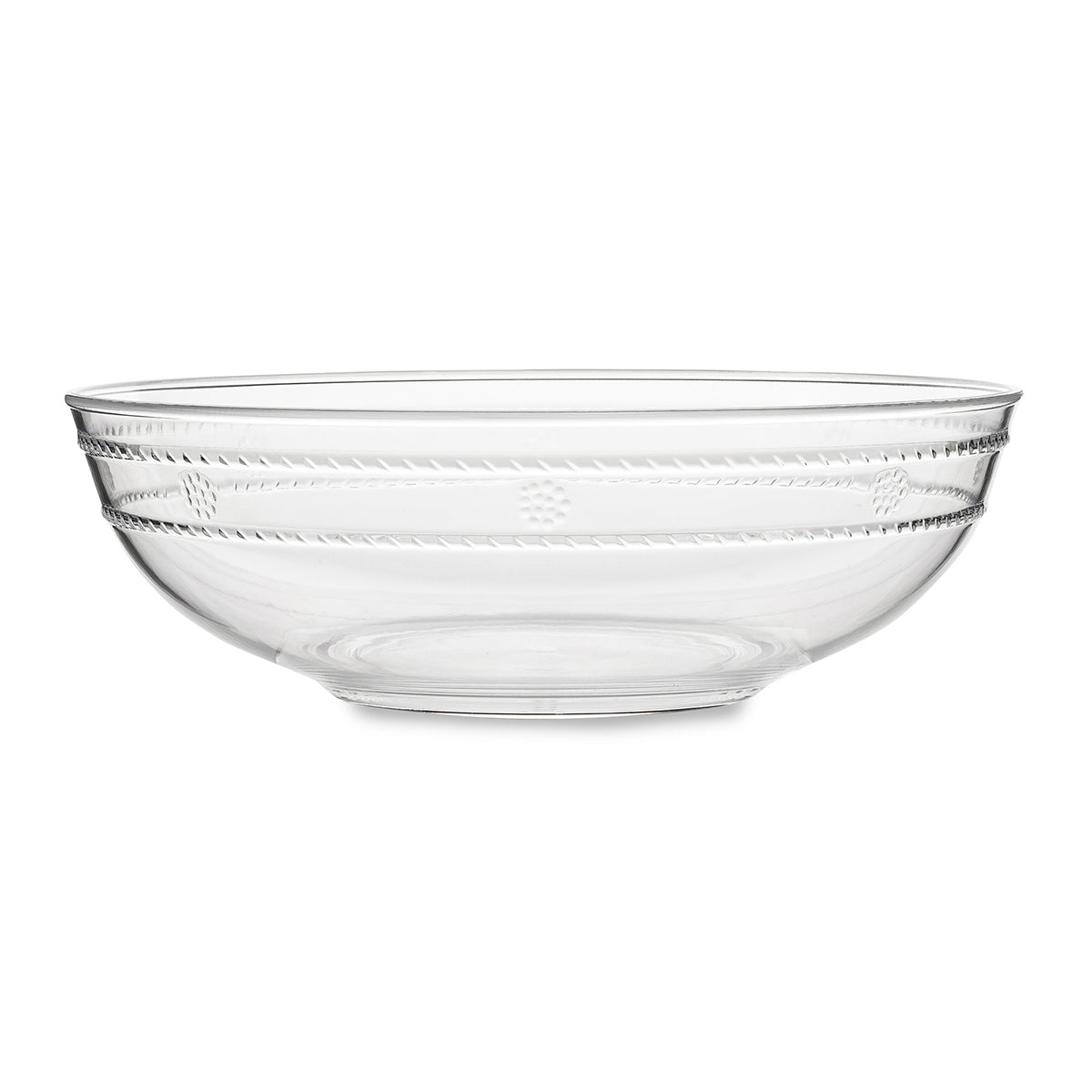 Isabella Acrylic 13 inch Serving Bowl, studio shot