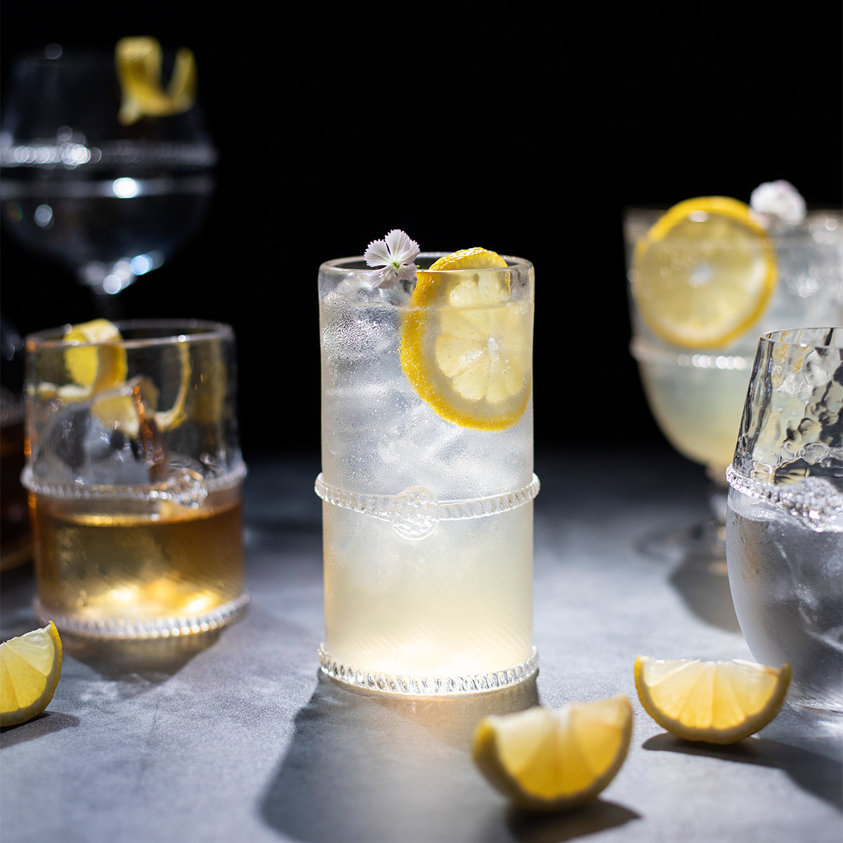 Juliska Graham Highball, styled table setting