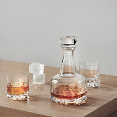 Orrefors Erik 3 Piece Set of 2 DOF and Decanter