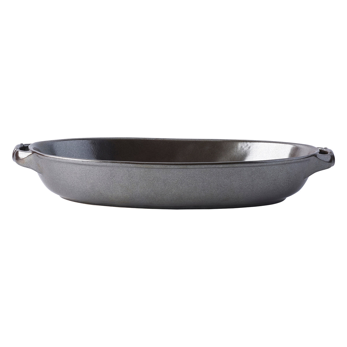 Juliska Pewter Stoneware Baker, detail view
