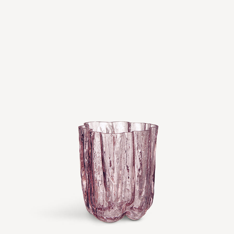 Crackle Vase - Small - Pink - 1