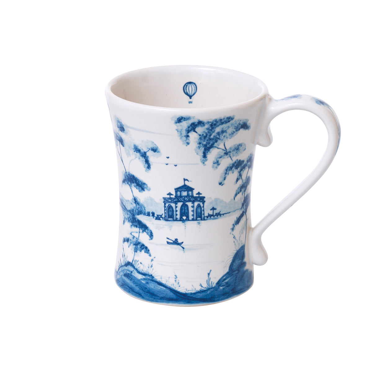 Juliska Country Estate 4pc Place Setting Delft Blue, scale reference