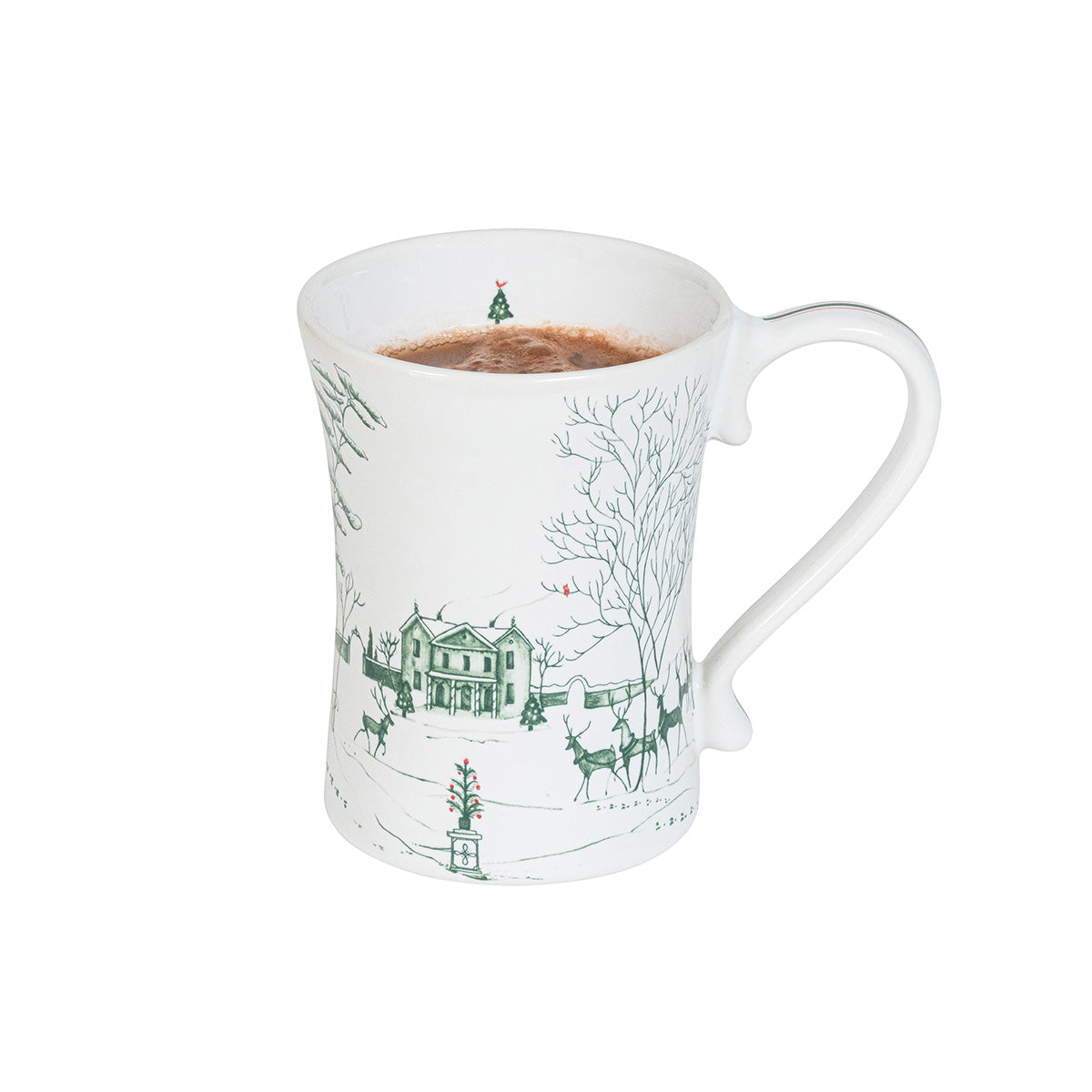 Juliska Country Estate Winter Frolic mug, styled table setting