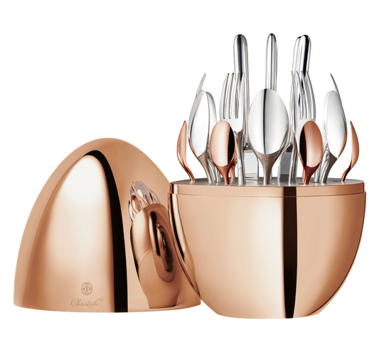 Mood Precious  Rose Gold 24-Piece Flatware Set