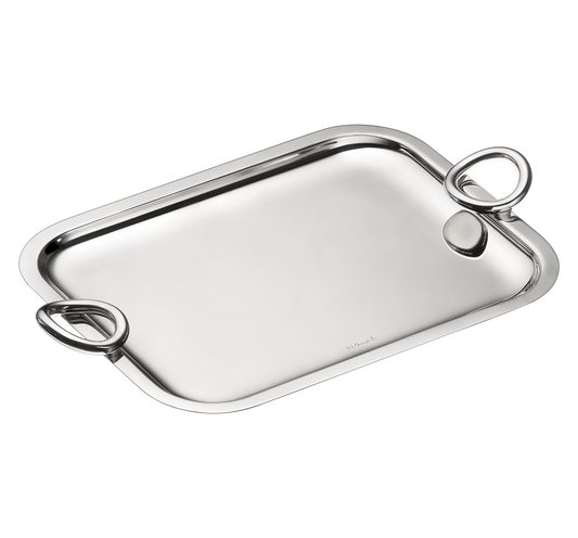 Vertigo Small Silver-Plated Tray