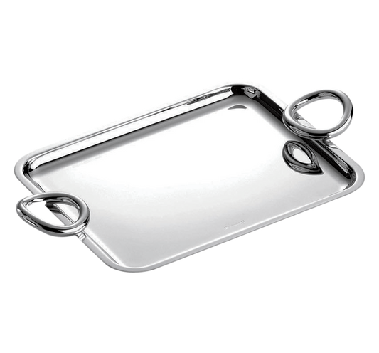 Vertigo Small Silver-Plated Tray