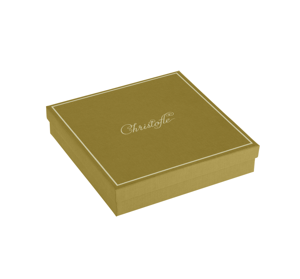 Christofle Graphik Silver-Plated Tray detail
