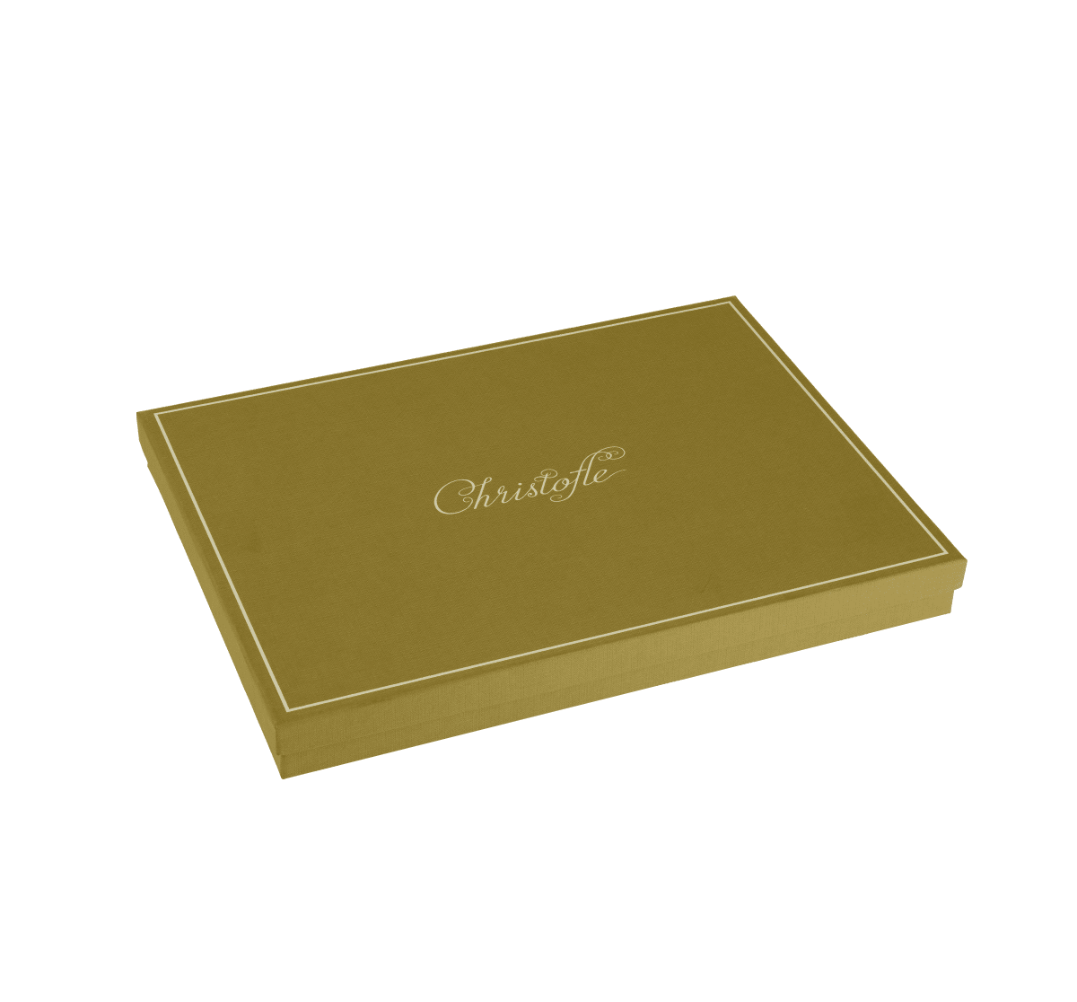 Christofle Graphik Silver-Plated Tray 8" x 12"