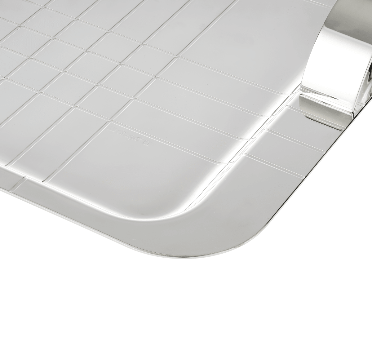 Christofle Graphik Silver-Plated Tray angle view