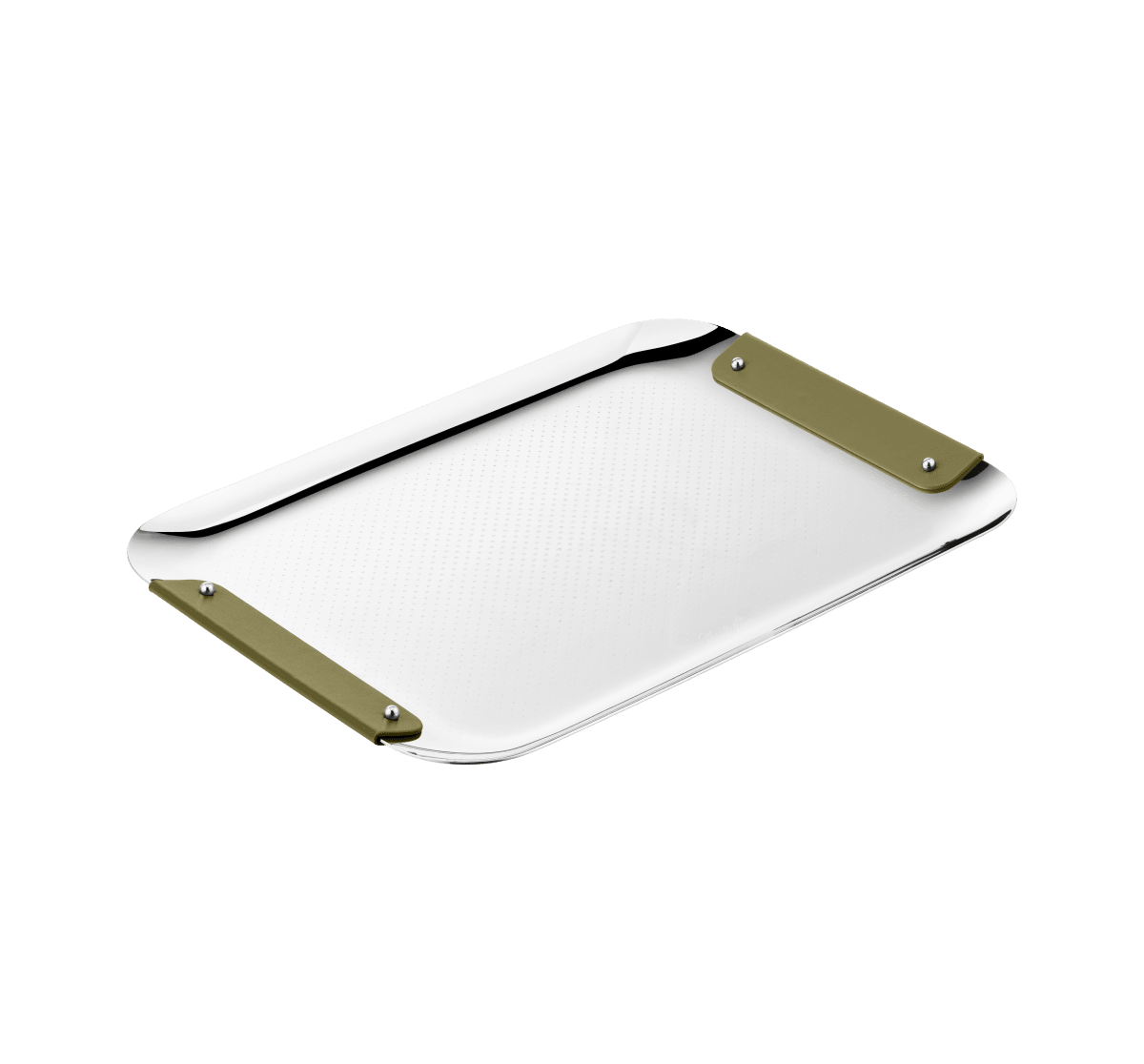 Christofle Club Imperial Green Rectangular Tray