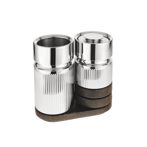 Christofle Club 30 Stainless Steel & Marble 5-Piece Bar Set