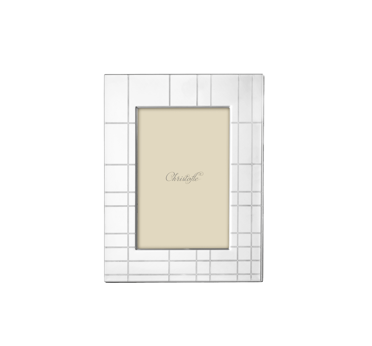 Christofle Graphik Picture Frame front view