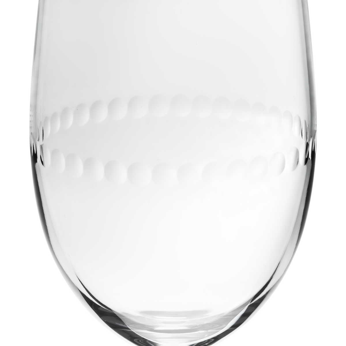 Christofle Perles crystal water glasses