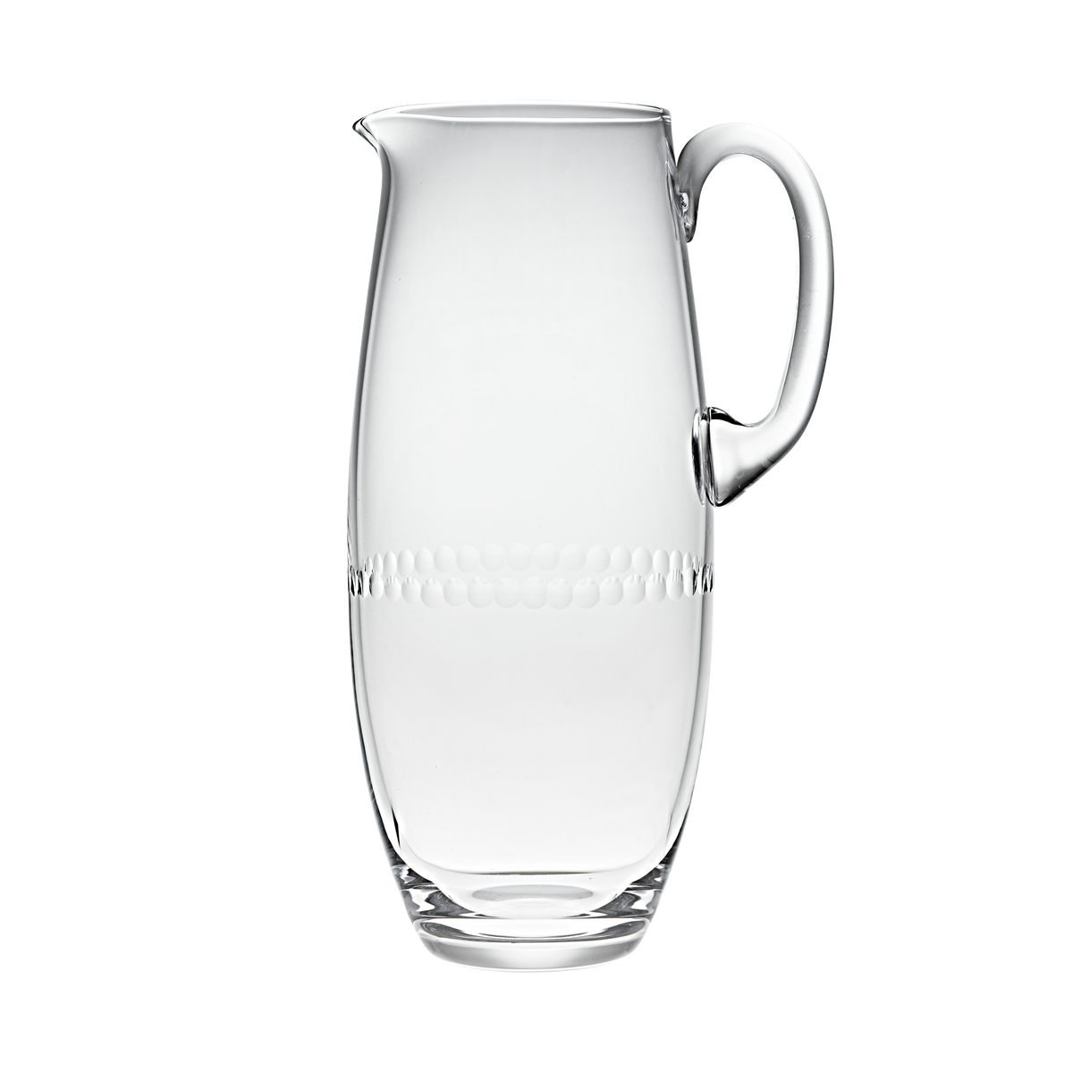 Christofle Perles crystal water pitcher