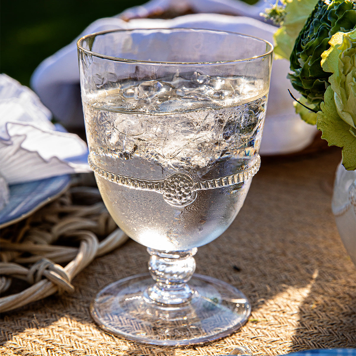 Juliska Graham Goblet, scale reference