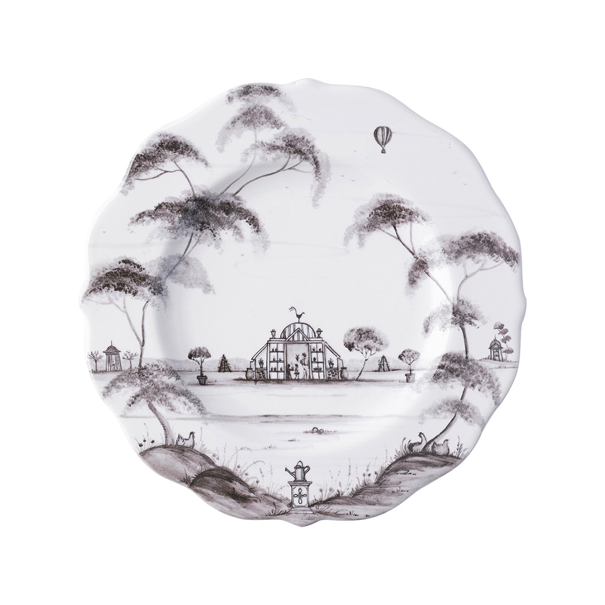 Juliska Country Estate 16-Piece Place Setting Flint Grey