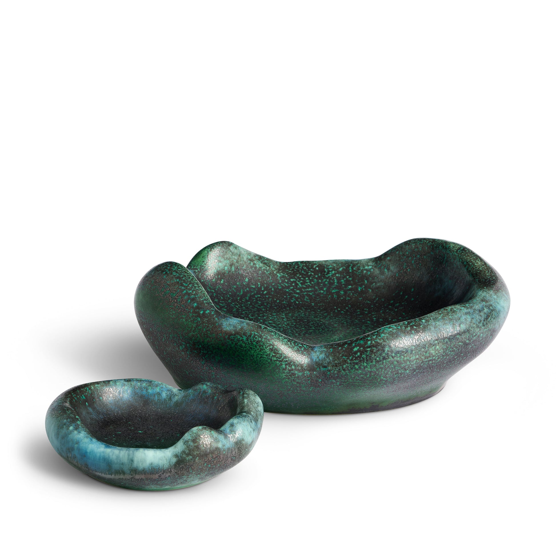 Cenote Coupe Bowl Large and Small together