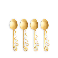 L'Objet Spirale Cocktail Spoons Set of 4