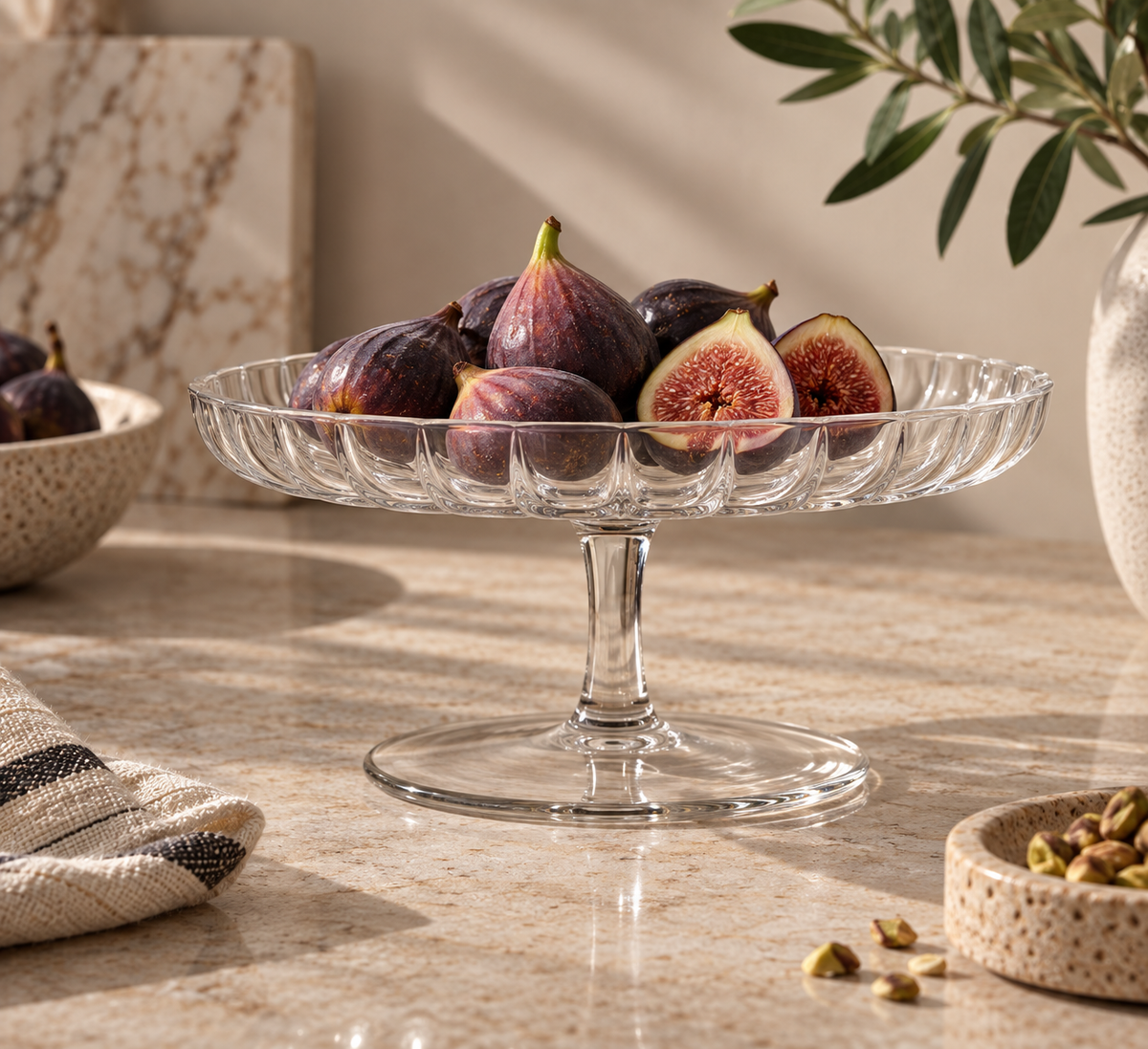 Ichendorf Pleats Footed Dish