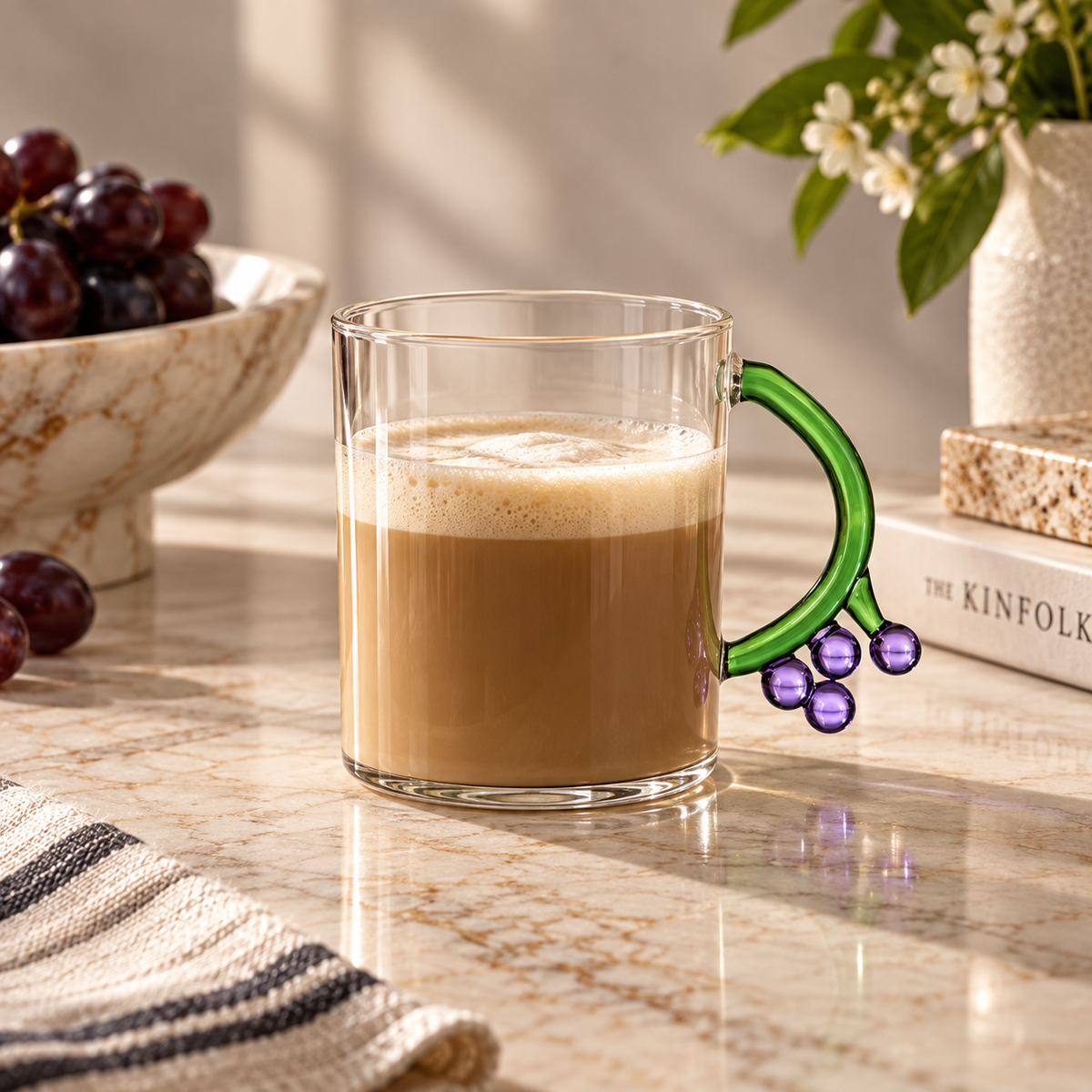 Ichendorf Fruits and Flowers Mug, Grape