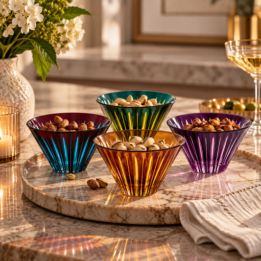 L'Objet Prism Nut Bowls Set of 4