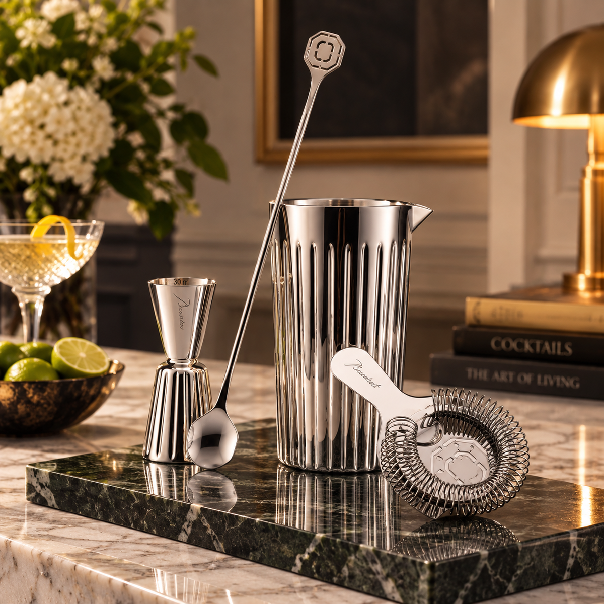 Baccarat Harmonie Bar Accessories Set