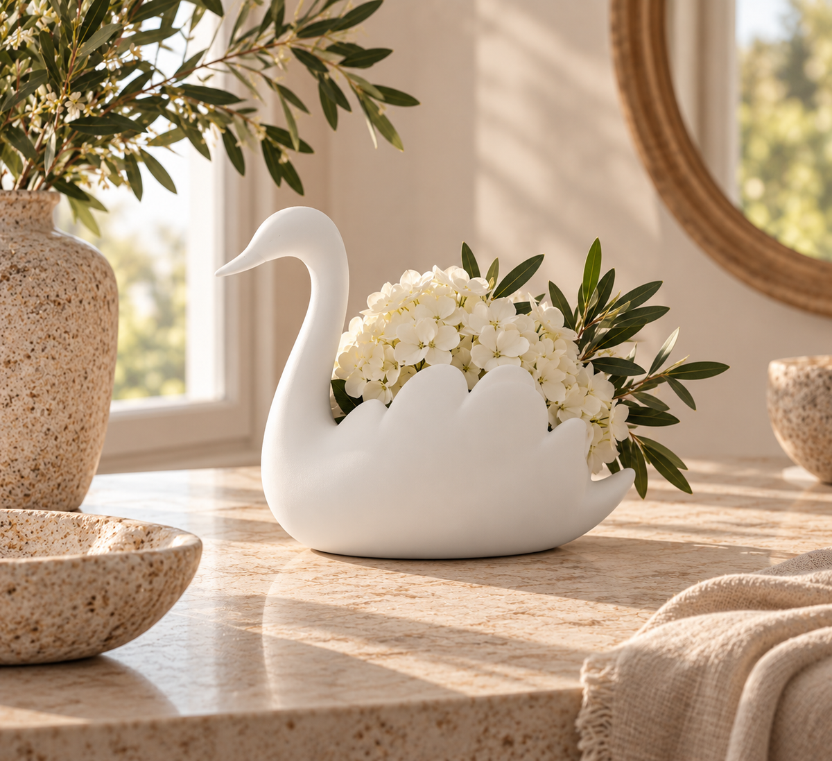 Tina Frey Swan Vessel