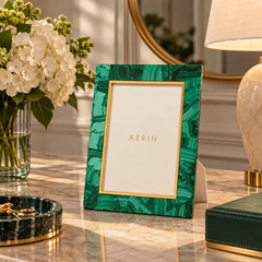 Aerin Cassiel Mosaic Frame 5x7, Malachite