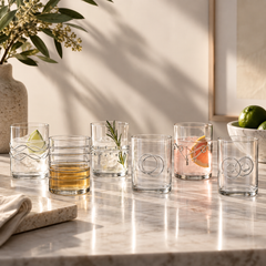 Ichendorf Decò Clear Water Glasses, Set of 6