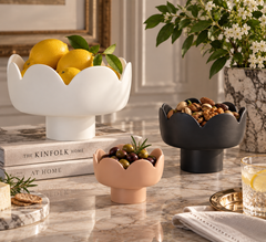 Tina Frey Fleur Footed Bowl