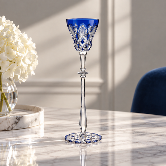 Baccarat Tsar Water Glass Blue