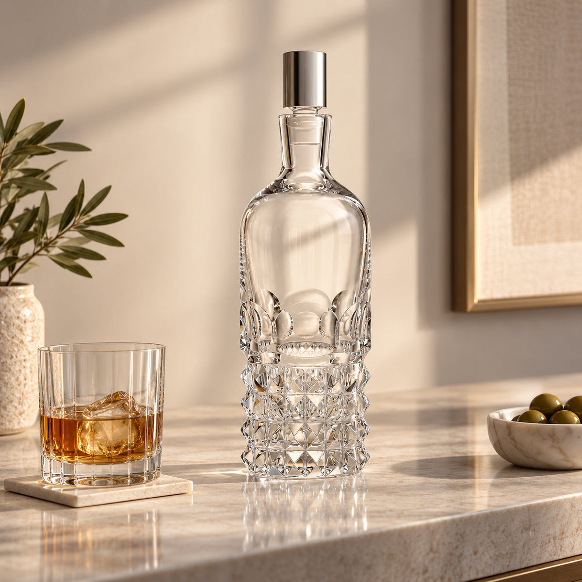 Baccarat Louxor Round Decanter