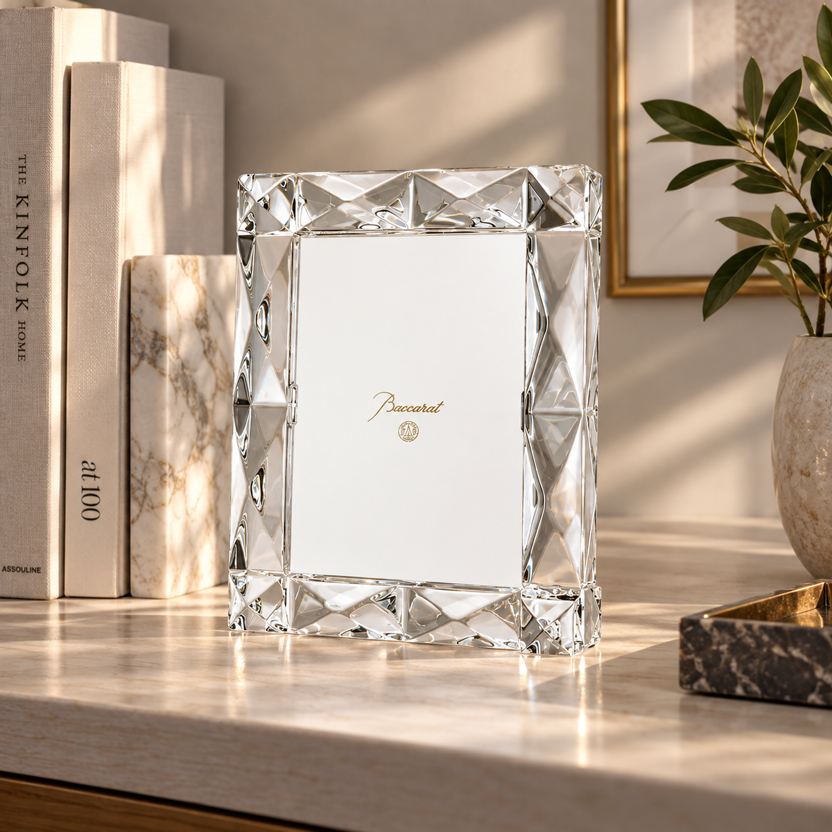 Baccarat Louxor Photo Frame, Clear