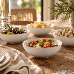 Juliska Puro Whitewash Coupe Bowl Set Of 4
