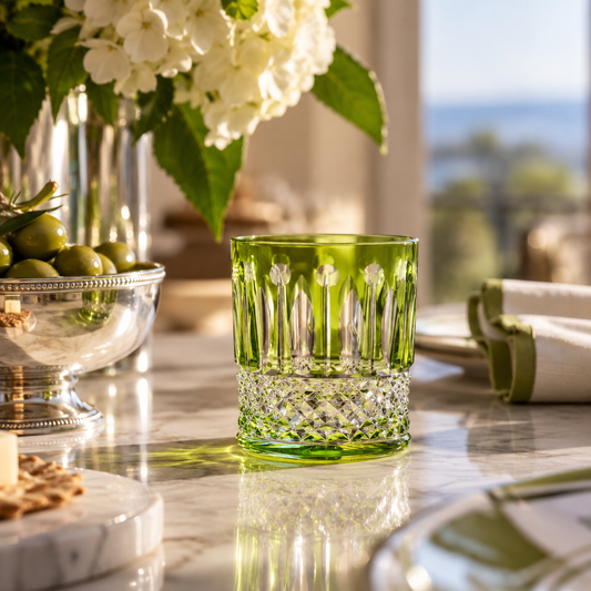 Saint Louis Chartreuse-Green Small Cylindrical Tumbler