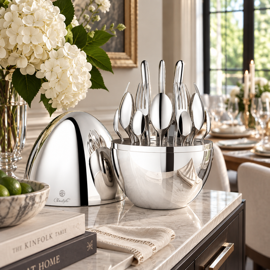 Christofle Mood Flatware Set 24-Piece Set