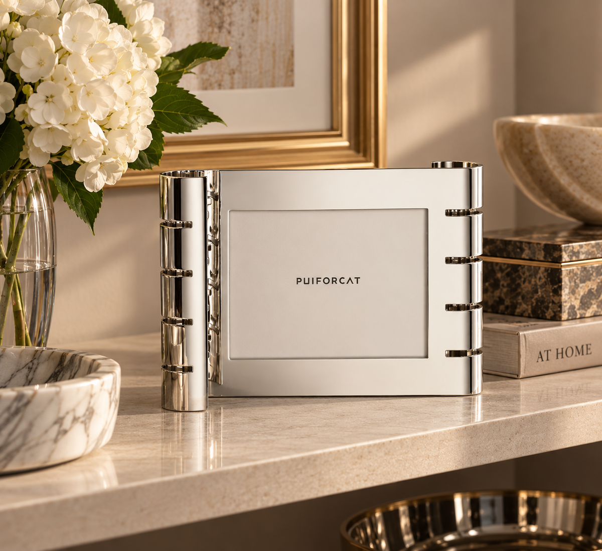Puiforcat Ruban Horizontal Picture Frame