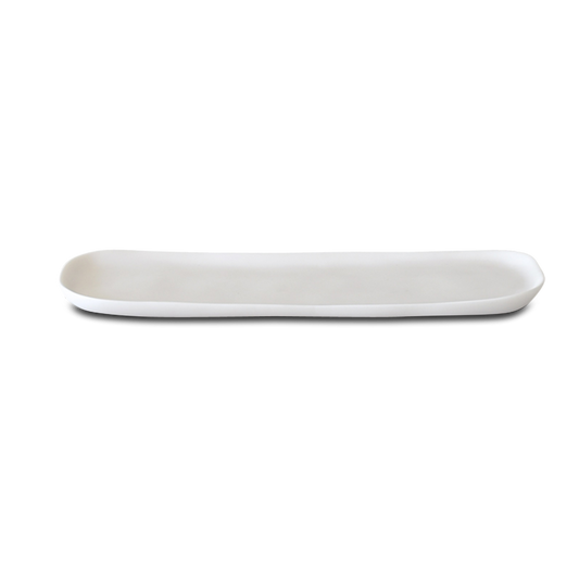 Arc Long Vanity Tray - White