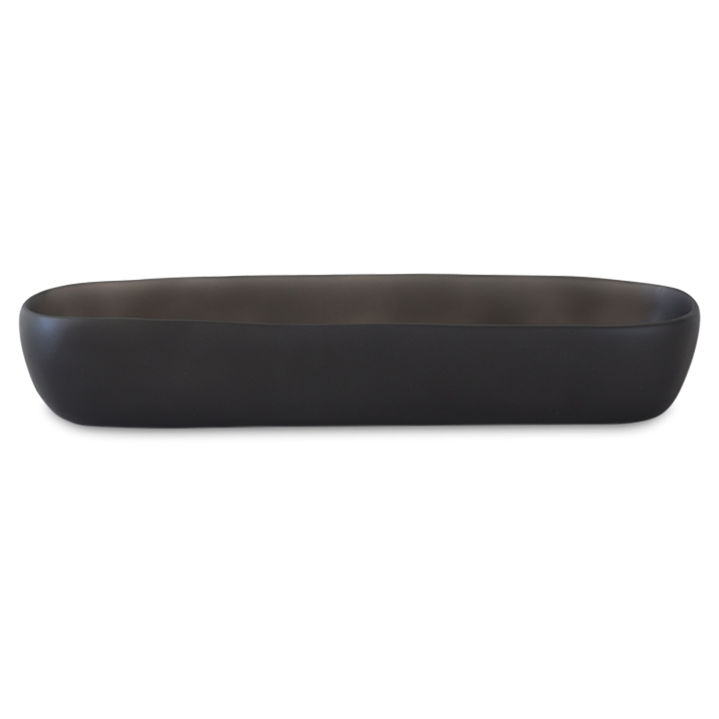 Cuadrado Short Centerpiece Bowl - Grey
