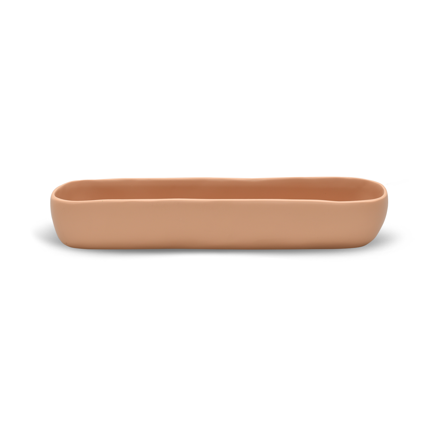 Cuadrado Short Centerpiece Bowl - Nude