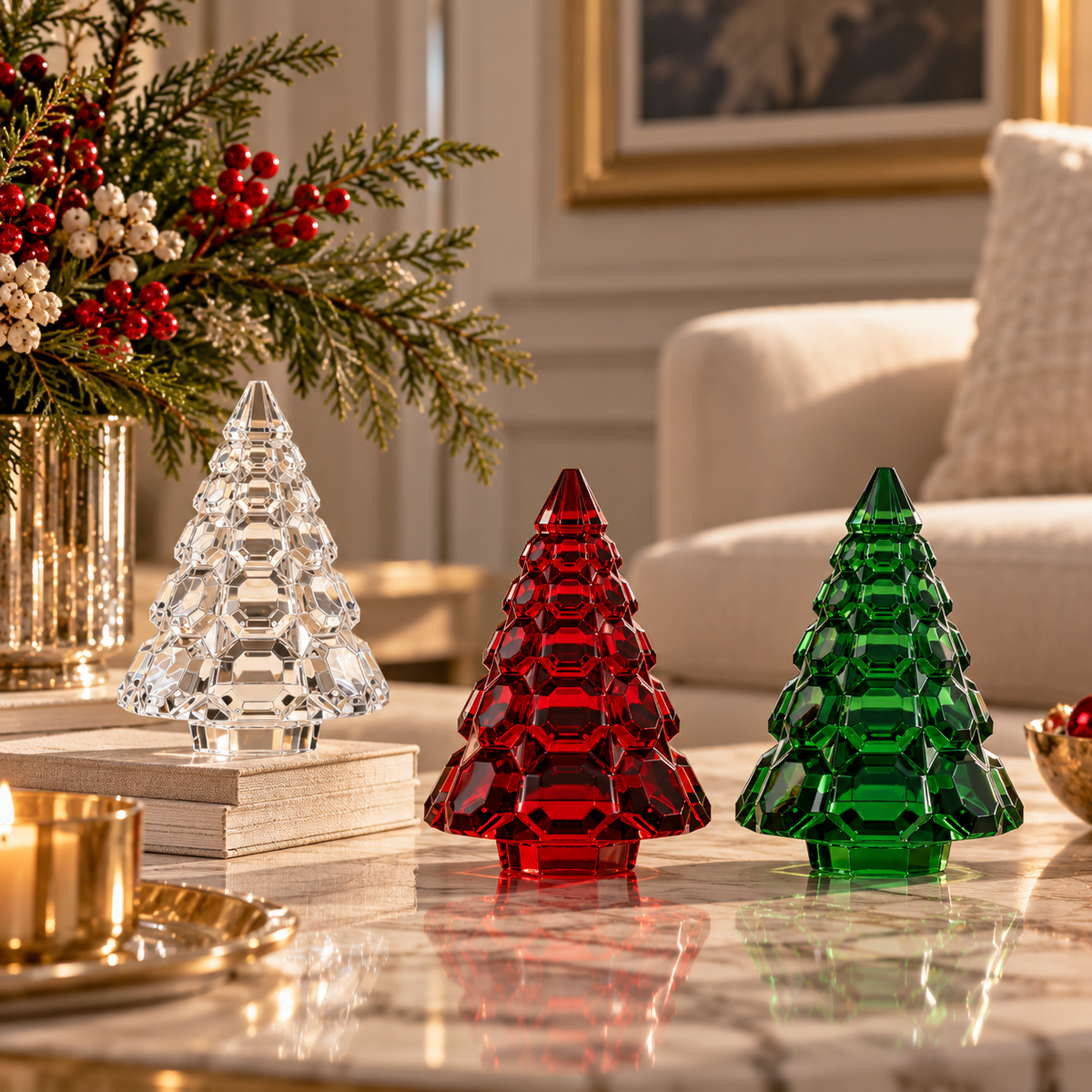 Baccarat 2026 Noël Octogone Fir