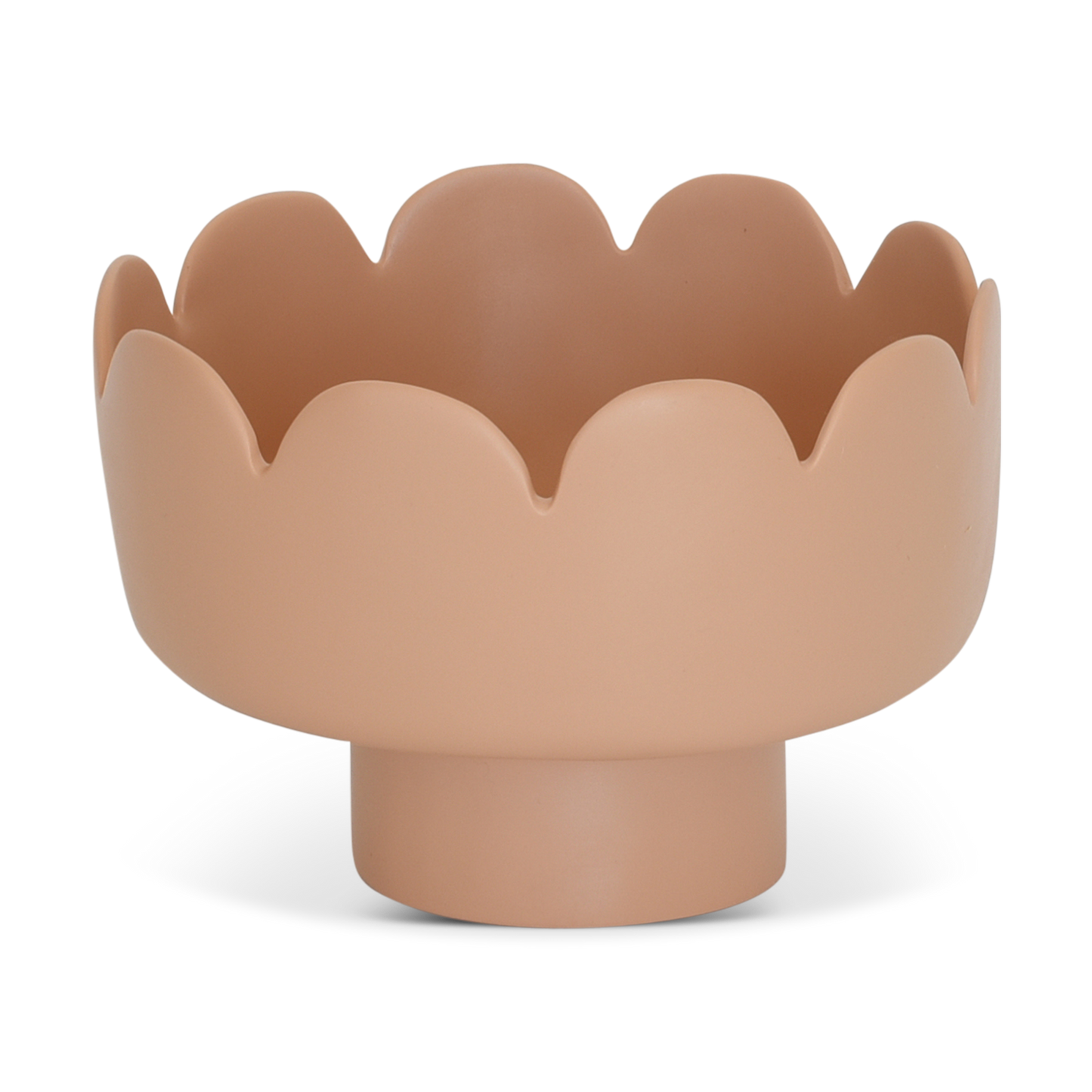 Fleur Large Footed Bowl - Nude